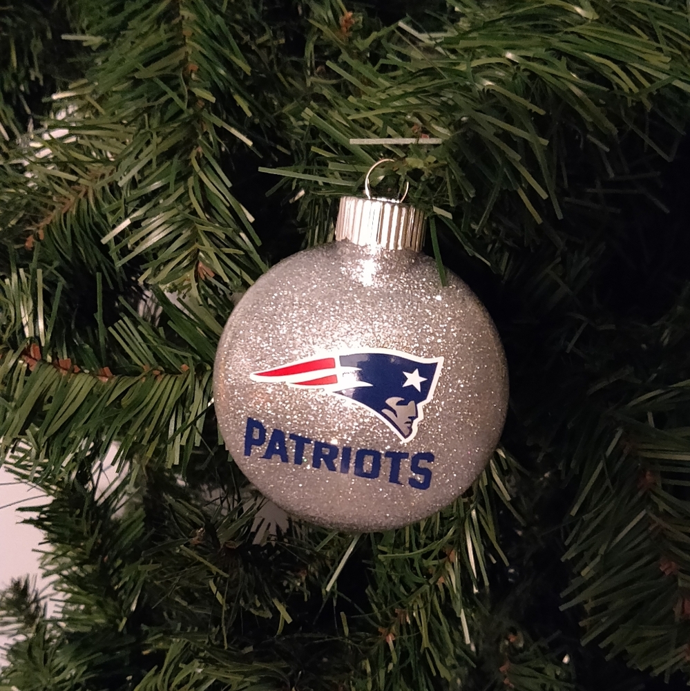 New England Patriots Christmas Ornament